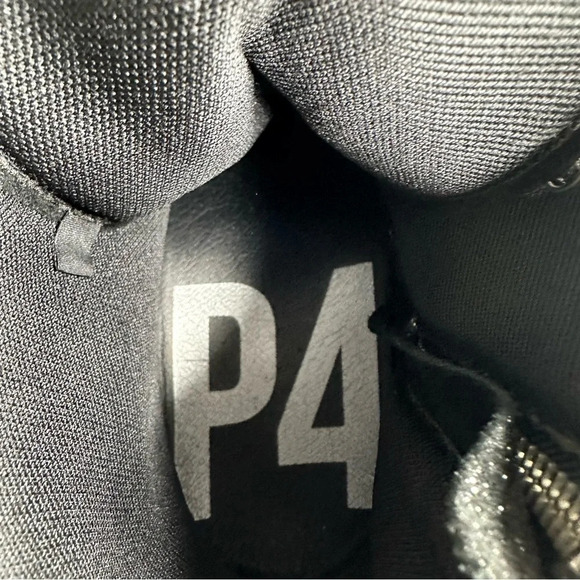 P448 Women's Denise Platform Sneaker Booties in Black Shimmer.  EU36/US 6-6.5 - Picture 10 of 11